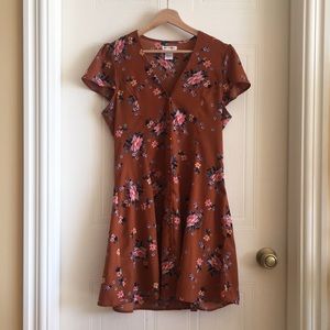 [SOLD] Deep orange dress